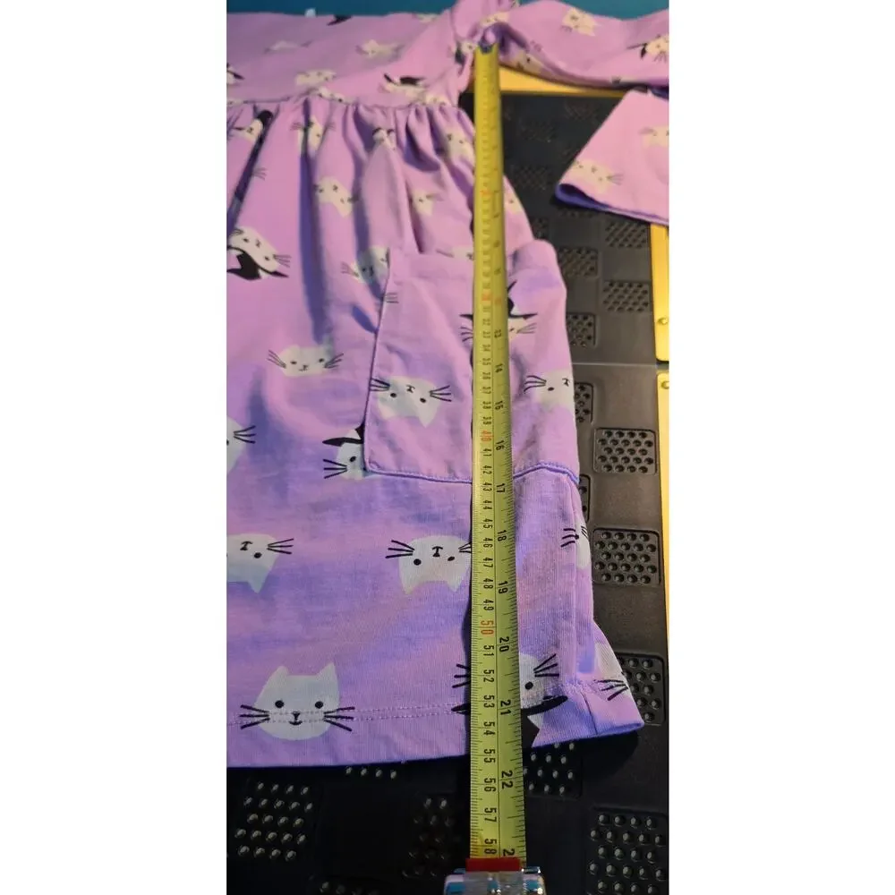 Hanna Andersson Girls‎ Cat Dress Halloween with pocket Size 10
